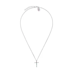 925er Silberkette Kreuz Rainbow für Mädchen 2031165