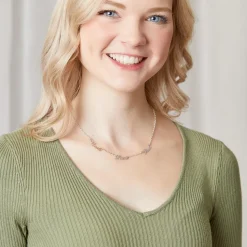 925er Silberkette mit bis zu 4 wählbaren Namen NN0079-AgSL