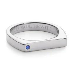 925er Silberring Signet Brilliant Cut für Damen PH004271