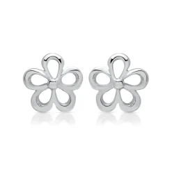 925er Sterlingsilber Ohrstecker Blüte 7mm LSE0001