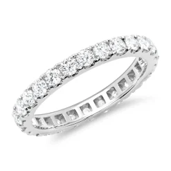 750er Weißgold Eternity Ring 26 Brillanten DR0101-18KW