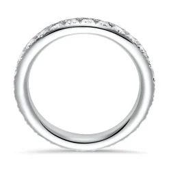 750er Weißgold Eternity Ring 27 Diamanten DR0364-18KW