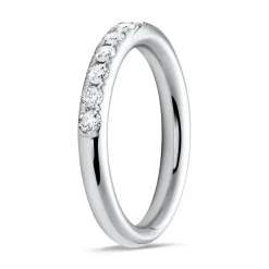 750er Weißgold Eternity Ring 13 Diamanten DR0353-18KW