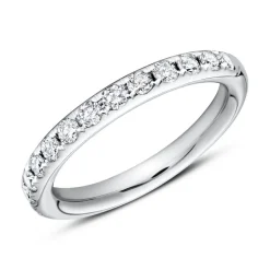 750er Weißgold Eternity Ring 13 Diamanten DR0353-18KW