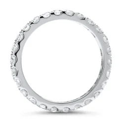 750er Weißgold Eternity Ring 26 Brillanten DR0101-18KW-48mm