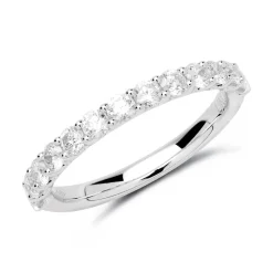 750er Weißgold Eternity Ring 13 Brillanten DR0342-18KW
