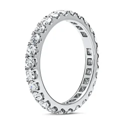 585er Weißgold Eternity Ring 26 Brillanten DR0101-14KW-48mm