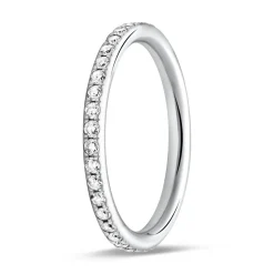 585er Weißgold Ring Eternity 43 Diamanten DR0357-14KW
