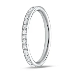 585er Weißgold Ring Eternity 37 Diamanten DR0359-14KW