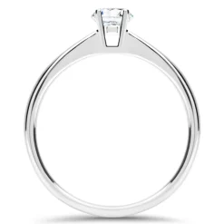 750er Weißgold Verlobungsring mit Diamant, 0,25 ct. VR0375-LSL