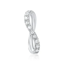 585er Weißgold-Kette 9 Diamanten 0,0855 ct. DP0092SLK