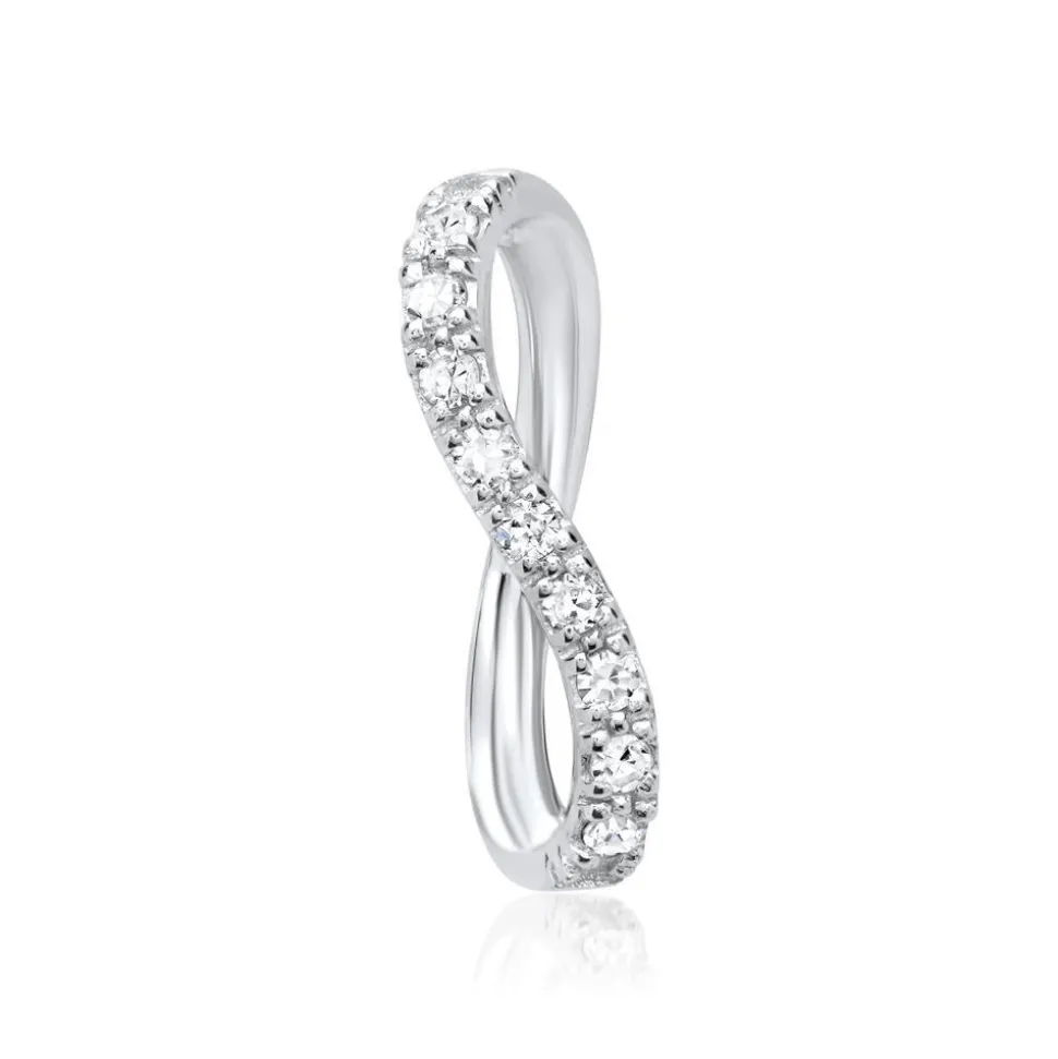 585er Weißgold-Kette 9 Diamanten 0,0855 ct. DP0092SLK