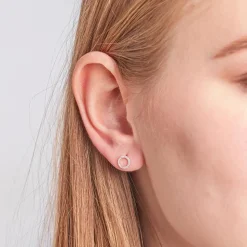 750er Weißgold-Ohrstecker 38 Diamanten 0,12 ct. BDE0005-18KW