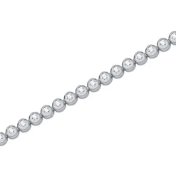 750er Weißgold-Tennisarmband mit 57 Diamanten BDB0005-18KW