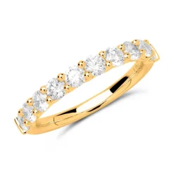Eternity Ring 750er Gold 10 Diamanten DR0345-18KG