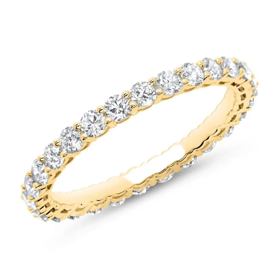 Eternity Ring 585er Gold 28 Diamanten DR0103-14KG