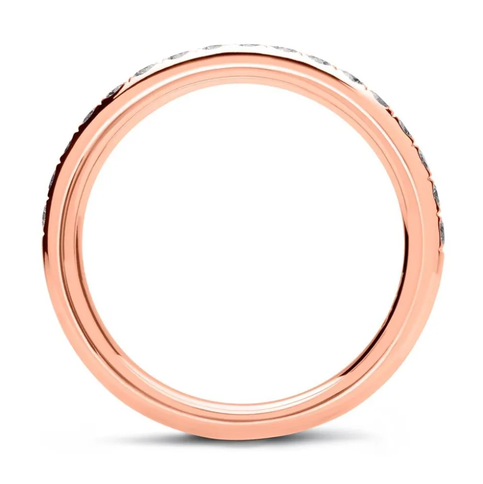 Eternity Ring 750er Roségold 17 Diamanten DR0350-18KR