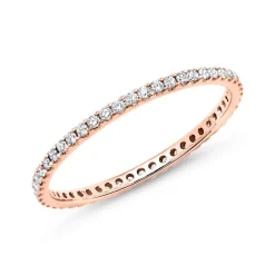 Eternity Ring 750er Roségold 50 Diamanten DR0100-18KR-48mm