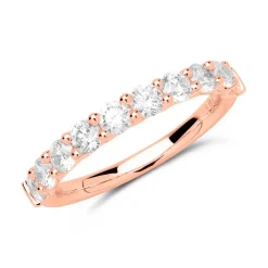 Eternity Ring 750er Roségold 10 Diamanten DR0345-18KR