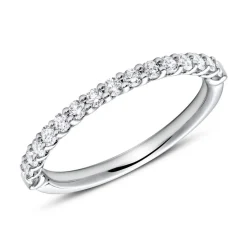 Eternity Ring 585er Weißgold 16 Diamanten DR0339-14KW
