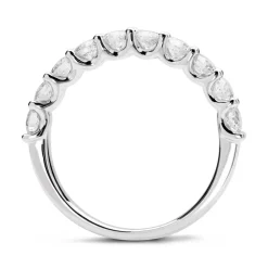 Eternity Ring 585er Weißgold 10 Diamanten DR0345-14KW