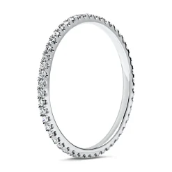Eternity Ring 585er Weißgold 50 Diamanten DR0100-14KW-48mm