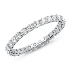 Eternity Ring 585er Weißgold 28 Diamanten DR0103-14KW