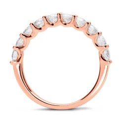 Eternity Ring 14K Roségold 10 Diamanten DR0345-14KR