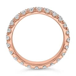 Eternity Ring mit Krappenfassung, Diamanten, Roségold BDR0133-RSL