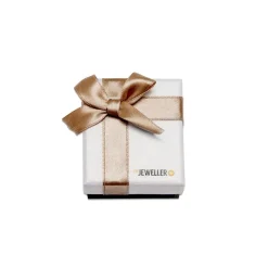 Etui für einen Ring mit beiger Geschenkschleife GET0032