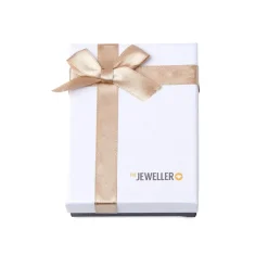 Etui für Schmuck mit beiger Schleife GET0034