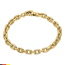 Fantasie Armband aus 14 Karat Gelbgold, 5,5 mm BIN1165-14KGSL