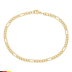 Figaroarmband aus 14-karätigem Gold, 2,8 mm BIN1128-14KGSL