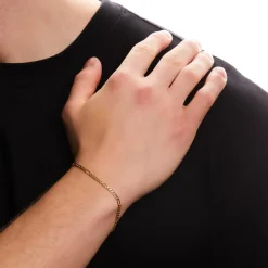 Figaroarmband aus 14-karätigem Gold, 2,8 mm BIN1128-14KGSL