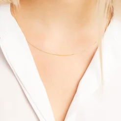 Filigrane Panzerkette aus 375er Gold GC0015