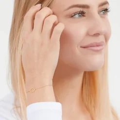 Filigranes vergoldetes Silberarmband LSB0008