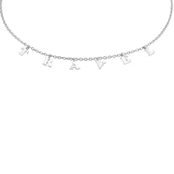 Fußkette für Damen mit Travel-Schriftzug 2032131