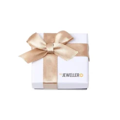 Geschenketui für Ohrschmuck mit beiger Schleife GET0031