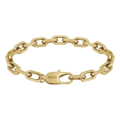 Gliederarmband Kane für Herren aus Edelstahl, IP Gold 1580501
