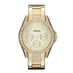 Goldene Damenuhr von Fossil Zikonia ES3203 ES3203