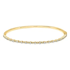 Goldener Armreif mit lab grown Diamanten für Damen BDB0025LG-GSL
