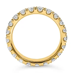 Goldener Ewigkeitsring mit Labordiamanten BDR0134LG-GSL