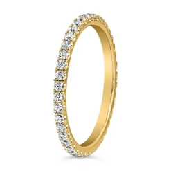 Goldener Memoire Ring mit lab-grown Brillanten BDR0131LG-GSL