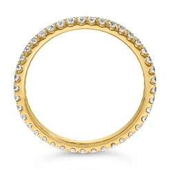Goldener Memoire Ring mit lab-grown Brillanten BDR0131LG-GSL