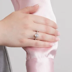 Goldener Verlobungsring mit lab grown Brillanten BDR0033LG-GSL