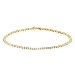 Goldenes Rivière-Armband mit 100 lab grown Diamanten BDB0029LG-GSL