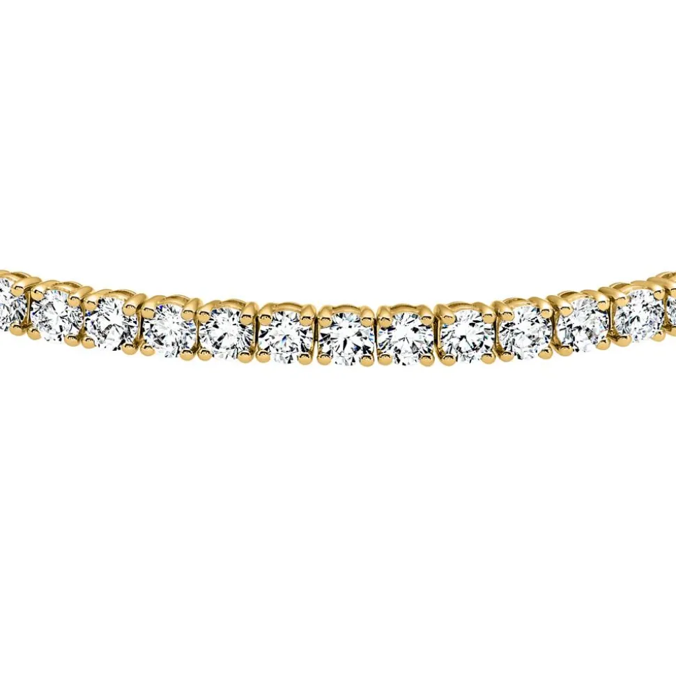 Goldenes Rivière-Armband mit lab grown Diamanten BDB0034LG-GSL