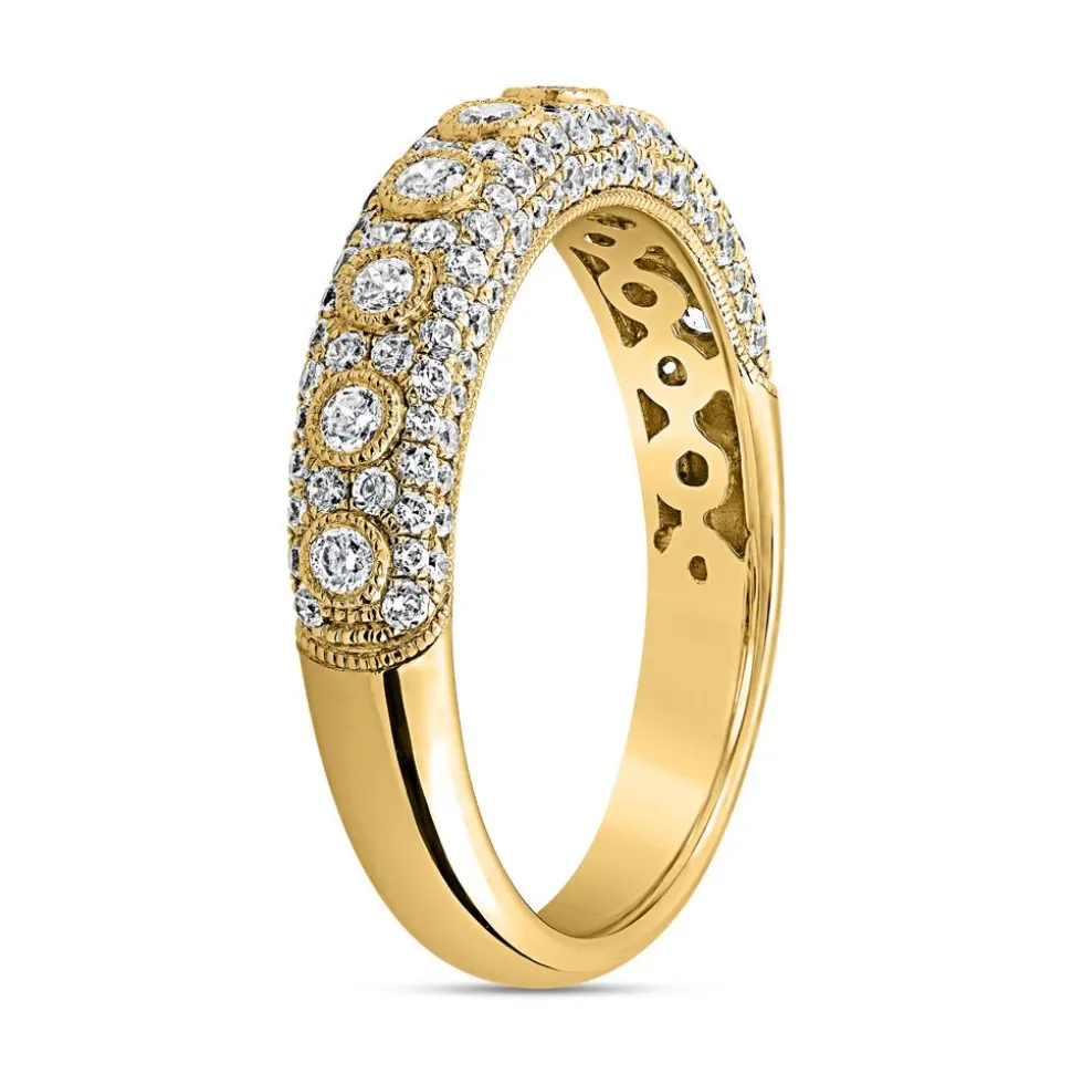 Goldring für Damen mit Brillanten BDR0052-GSL