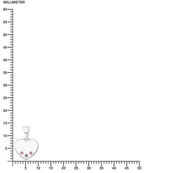 Gravierbare Dog Tag Kette für Mädchen aus 925er Silber 2027207