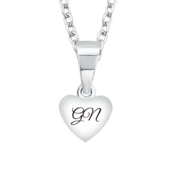 Gravierbare Herzkette für Mädchen aus Sterlingsilber 2013171